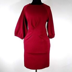 GYALWANA WOMEN RED BURGUNDY DRESS SIZE 1
